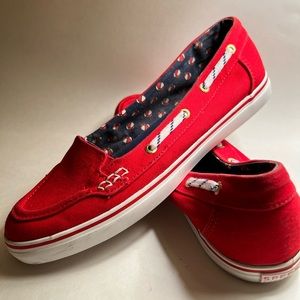 Sperry top-spider Women’s size 9 Red loafers